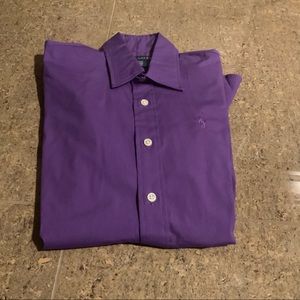 Ralph Lauren purple shirt long sleeve button down